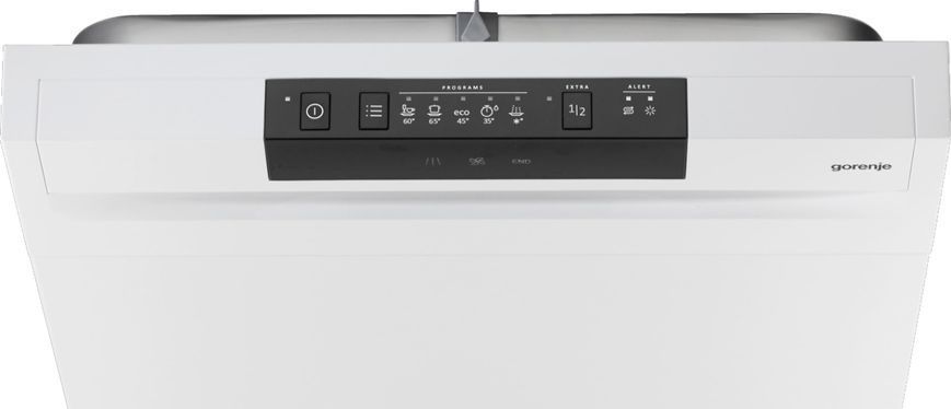 Посудомийна машина Gorenje, 9компл., A++, 45см, дисплей, 2 кошика, AquaStop, білий (GS520E15W) 375347 фото