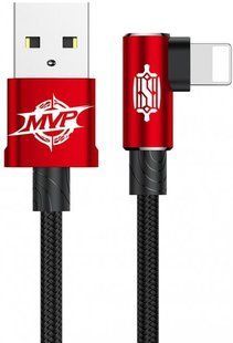 Кабель Baseus MVP Elbow Type USB кабель USB For IP 1.5A 2m (CALMVP-A09) Red 260053 фото