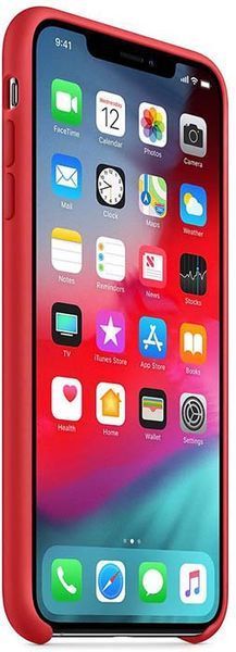 Чохол-накладка iPhone XS Max Apple AAA Silicone case Red 126639 фото
