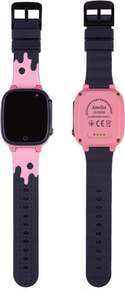 Дитячий смарт-годинник AmiGo GO008 MILKY GPS WIFI Pink 224670 фото
