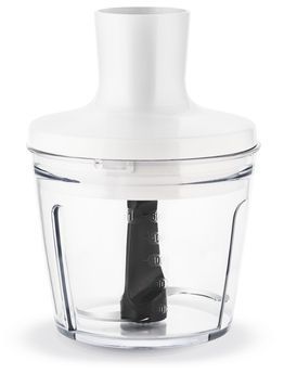 Блендер Tefal заглибний Dailymix 600Вт, 3в1, чаша-800мл, чопер-500мл, турборежим, білий (HB533138) 367359 фото