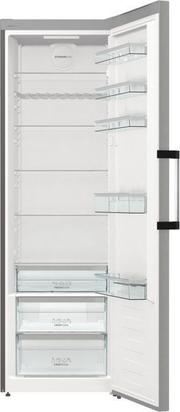 Холодильна камера Gorenje, 185x60х66, 398л, А++, дисплей, зона св-ті, матовий нерж (R619EAXL6) 374578 фото