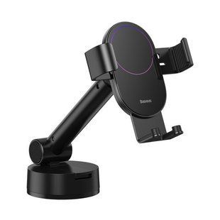 Автомобільний тримач Baseus Simplism Gravity Car Mount Holder (SUYL-JY01) Black 268201 фото