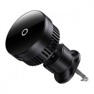 Автомобільний тримач з Бездротовим ЗП Baseus MagPro Series Magnetic Qi2 15W (C40164100121-01) black 378280 фото