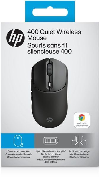 Миша HP 400 Quiet, WL/BT, чорний 387564 фото