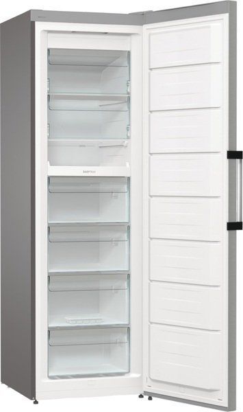 Морозильна камера Gorenje, 185.5x59.5х66.3, 280л, 1дв., A++, NF, диспл зовн., інвертор, матовий нерж (FN619EAXL6) 375135 фото