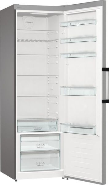 Холодильна камера Gorenje, 185x60х66, 398л, А++, дисплей, зона св-ті, матовий нерж (R619EAXL6) 374578 фото