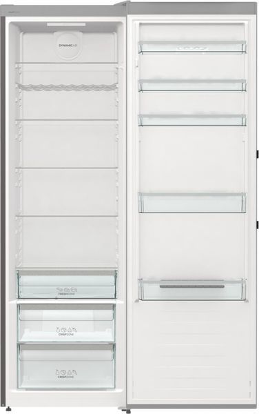 Холодильна камера Gorenje, 185x60х66, 398л, А++, дисплей, зона св-ті, матовий нерж (R619EAXL6) 374578 фото