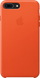 Чохол-накладка iPhone 8 Plus Original Leather Case (MRGD2) Bright Orange 122447 фото 1