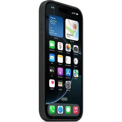 Чохол-накладка Apple iPhone 16 Pro Apple Silicone Case MagSafe Black 323505 фото