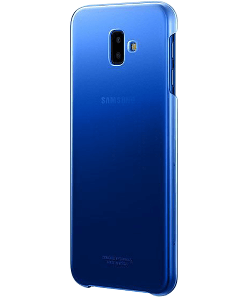 Чохол-накладка Samsung J6 Plus 2018 Gradation Cover EF-AJ610CLEGRU Blue 127642 фото