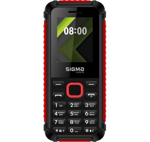 Телефон Sigma Mobile X-Style 18 Track Black/Red 262577 фото