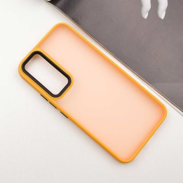 Чохол TPU+PC Lyon Frosted для Samsung Galaxy A54 5G Orange 273398 фото