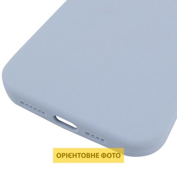 Чохол Silicone Case (AA) Logo with MagSafe для Apple iPhone 17 Pro (6.3") Блакитний / Lilac Blue 393022 фото