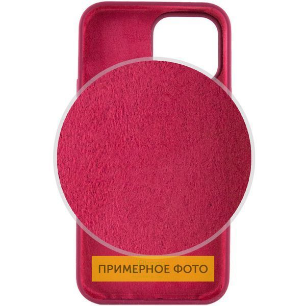 Чохол Silicone Case Full Protective (AA) для Apple iPhone 16 Pro (6.3") Бордовий / Maroon 319405 фото