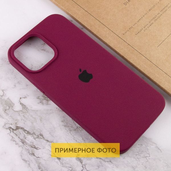 Чохол Silicone Case Full Protective (AA) для Apple iPhone 16 Pro (6.3") Бордовий / Maroon 319405 фото