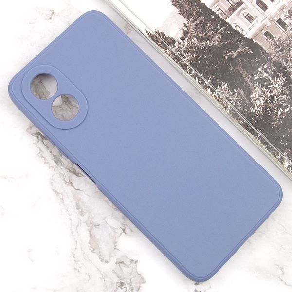 Силіконовий чохол Candy Full Camera для Oppo A38 / A18 Блакитний / Mist blue 286341 фото