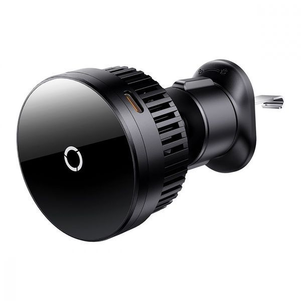 Автомобільний тримач з Бездротовим ЗП Baseus MagPro Series Magnetic Qi2 15W (C40164100121-01) black 378280 фото