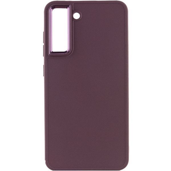 TPU чохол Bonbon Metal Style для Samsung Galaxy S24+ Бордовий / Plum 284993 фото
