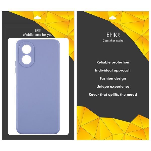 Силіконовий чохол Candy Full Camera для Oppo A38 / A18 Блакитний / Mist blue 286341 фото