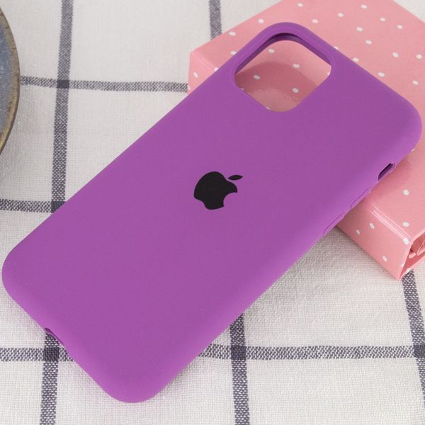 Чохол Silicone Case Full Protective (AA) для Apple iPhone 11 (6.1") Фіолетовий / Grape 209105 фото