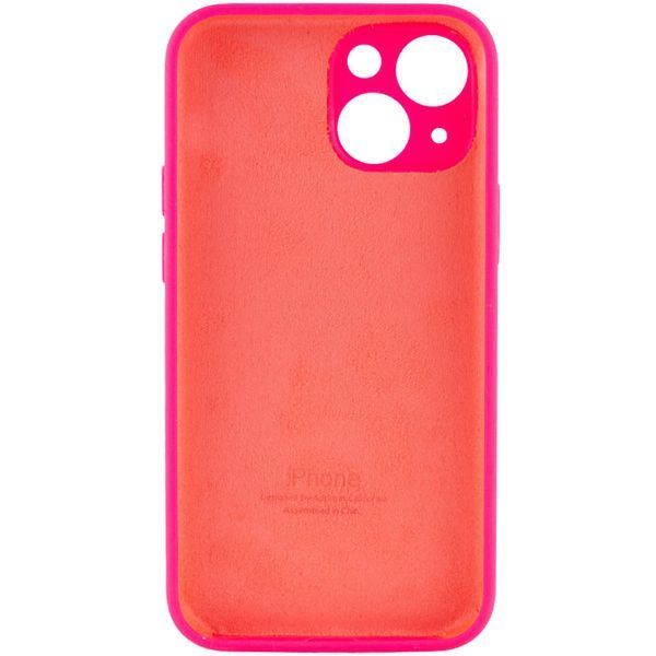 Чохол Silicone Case Full Camera Protective (AA) для Apple iPhone 15 Plus (6.7") Рожевий / Barbie pink / PVH 307999 фото
