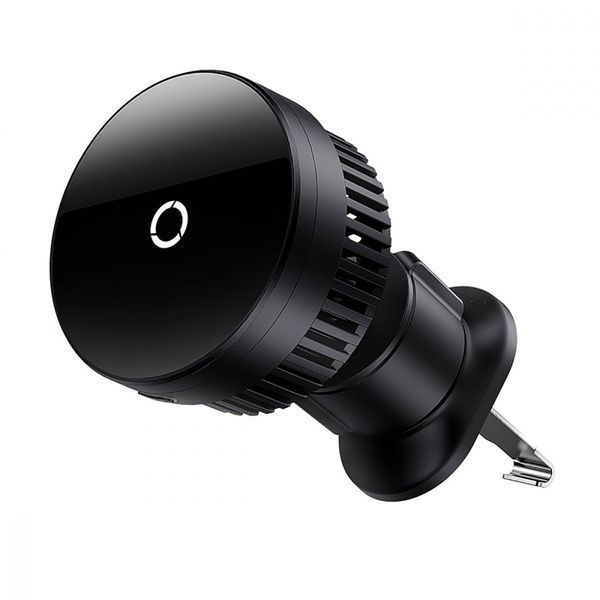 Автомобільний тримач з Бездротовим ЗП Baseus MagPro Series Magnetic Qi2 15W (C40164100121-01) black 378280 фото