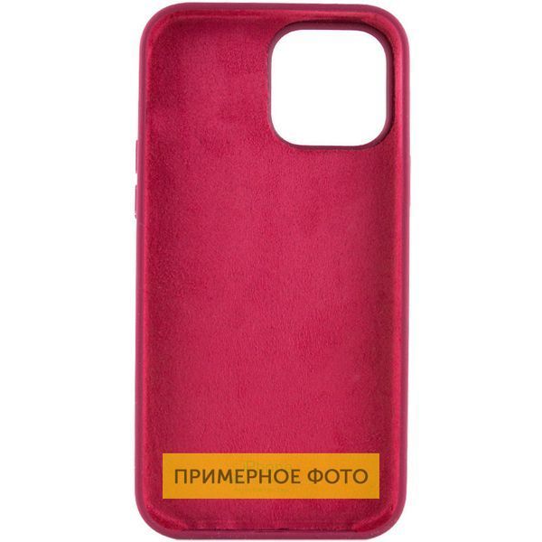 Чохол Silicone Case Full Protective (AA) для Apple iPhone 16 Pro (6.3") Бордовий / Maroon 319405 фото