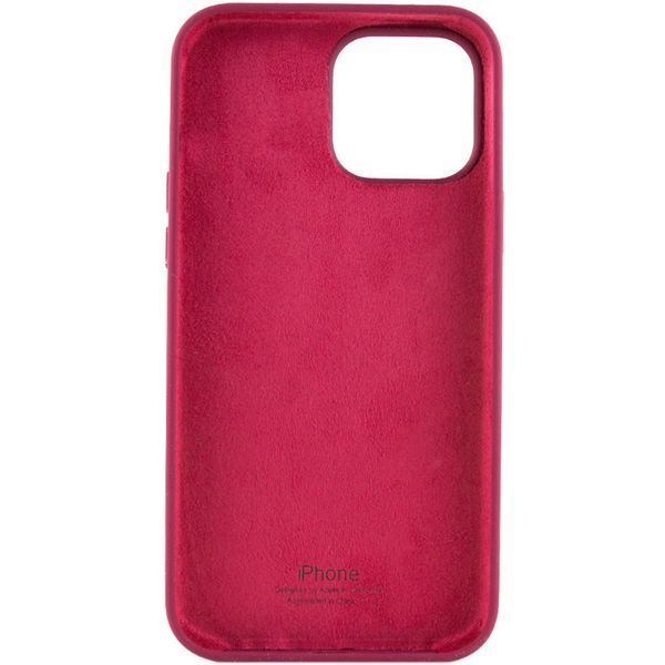 Чохол Silicone Case Full Protective (AA) для Apple iPhone 16 Pro (6.3") Бордовий / Maroon 319405 фото