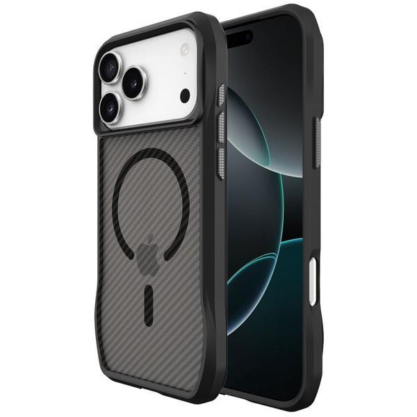 Чохол TPU Space Octagon with MagSafe для Apple iPhone 17 Pro (6.3") Carbon Black 403416 фото