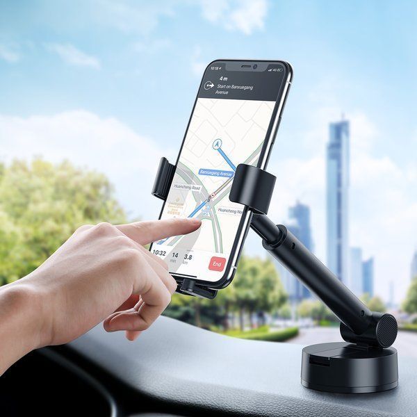 Автомобільний тримач Baseus Simplism Gravity Car Mount Holder (SUYL-JY01) Black 268201 фото