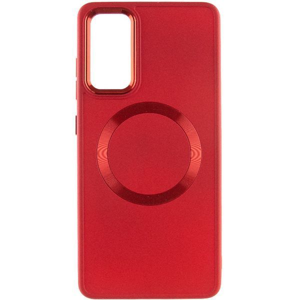 TPU чохол Bonbon Metal Style with MagSafe для Samsung Galaxy S23 FE Червоний / Red 283183 фото