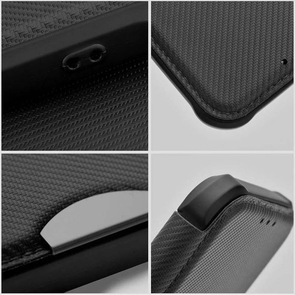 Шкіряний чохол книжка GETMAN Razor (PU) для Samsung Galaxy A55 Carbon 322738 фото