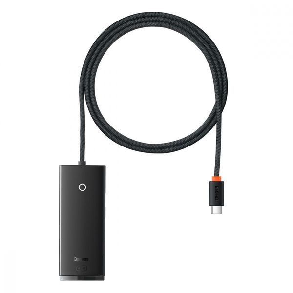 USB-хаб Baseus Lite Series 4-Port Type-C HUB Adapter (Type-C To USB 3.0*4 ) 1m (WKQX030401) Black 260597 фото