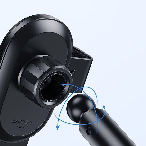 Автомобільний тримач Baseus Simplism Gravity Car Mount Holder (SUYL-JY01) Black 268201 фото