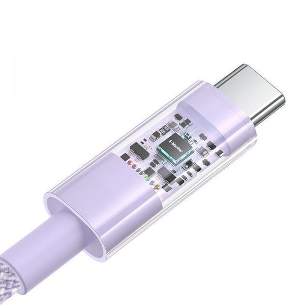 Кабель Baseus Gem Fast-Charging Type-C To Type-C 100W 2m (P10373000111-01) Black 329150 фото