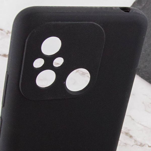 Чохол Silicone Cover Lakshmi Full Camera (AAA) для Xiaomi Redmi 12C Чорний / Black 271876 фото