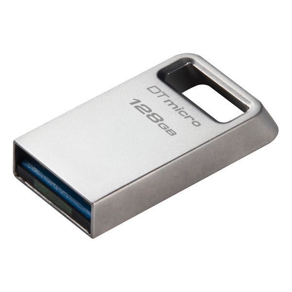 Накопичувач Kingston 128GB USB 3.2 Type-A Gen1 DT Micro R200MB/s Metal (DTMC3G2/128GB) 374362 фото