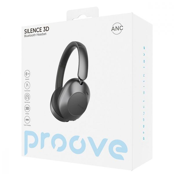 Навушники Proove Silence 3D with ANC (HPSL00020007) Beige 345984 фото