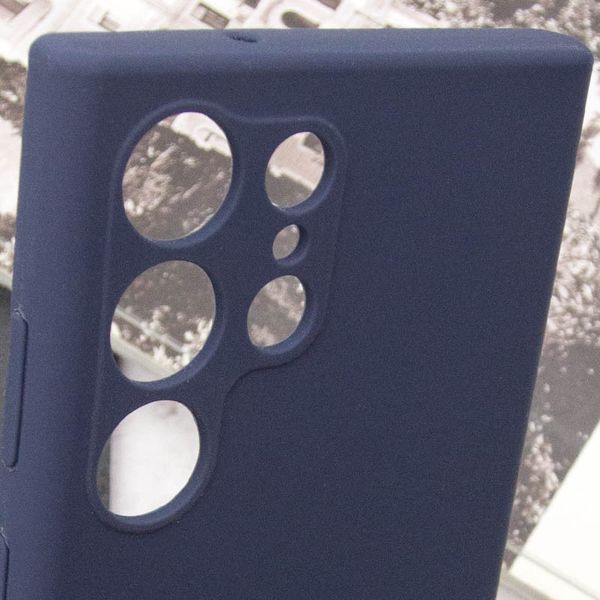 Чохол Silicone Cover Lakshmi Full Camera (AAA) для Samsung Galaxy S24 Ultra Темно-синій / Midnight blue 286923 фото