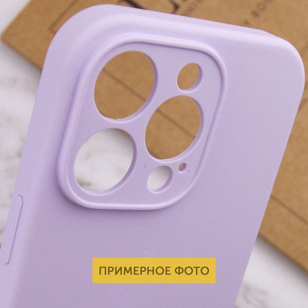 Чохол Silicone Case Full Camera Protective (AA) NO LOGO для Apple iPhone 16 (6.1") Бузковий / Lilac 405862 фото