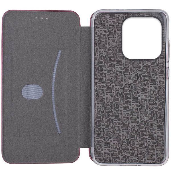 Шкіряний чохол-книжка Classy для Xiaomi Redmi Note 14 4G (Int. version) Бордовий 356650 фото