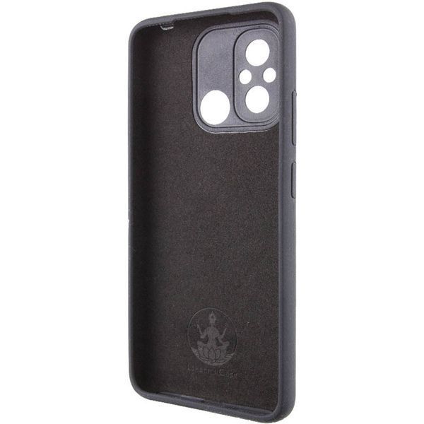 Чохол Silicone Cover Lakshmi Full Camera (AAA) для Xiaomi Redmi 12C Чорний / Black 271876 фото