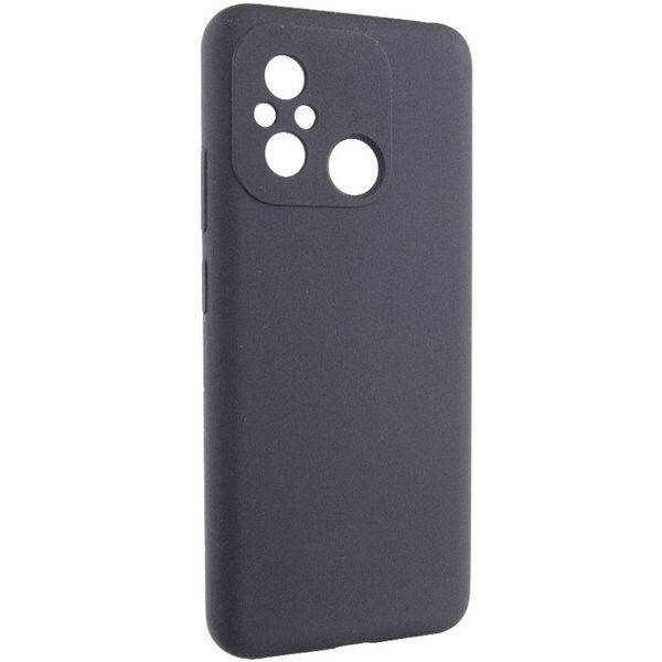 Чохол Silicone Cover Lakshmi Full Camera (AAA) для Xiaomi Redmi 12C Чорний / Black 271876 фото