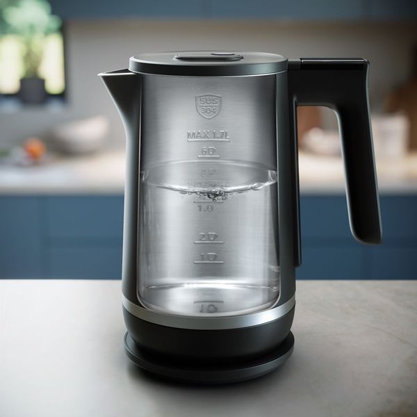 Електрочайник Philips Series 7000, Strix, з подвійними стінками, 6 темп.реж, чорний (HD9396/90) 370441 фото