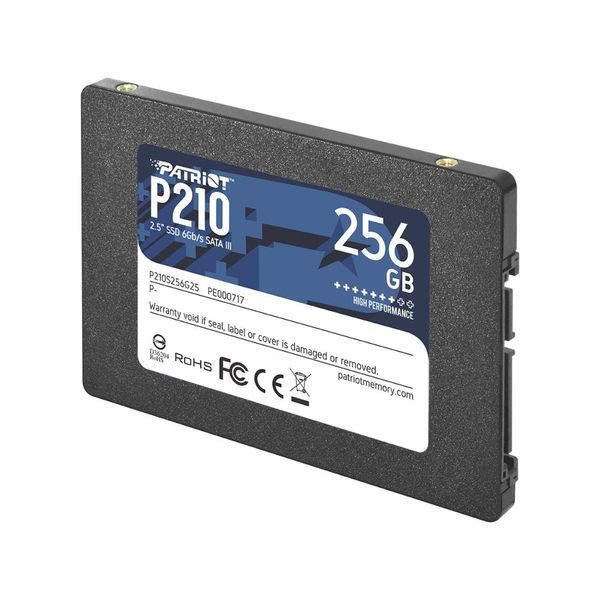 Твердотільний запам&rsquo;ятовувальний пристрій накопичувач (SSD) SATA2.5" 256GB P210 P210S256G25 PATRIOT 293565 фото