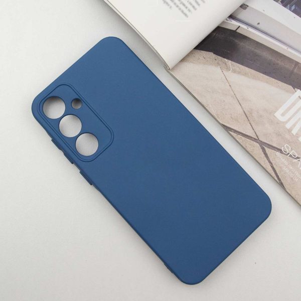 Чохол Silicone Cover Lakshmi Full Camera (A) для Samsung Galaxy S24+ Синій / Navy Blue 283930 фото
