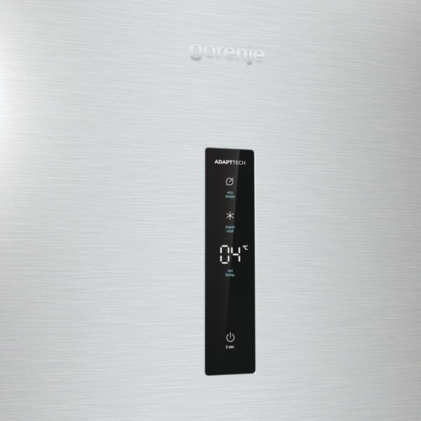 Холодильна камера Gorenje, 185x60х66, 398л, А++, дисплей, зона св-ті, матовий нерж (R619EAXL6) 374578 фото