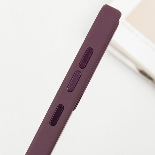 TPU чохол Bonbon Metal Style для Samsung Galaxy S24+ Бордовий / Plum 284993 фото
