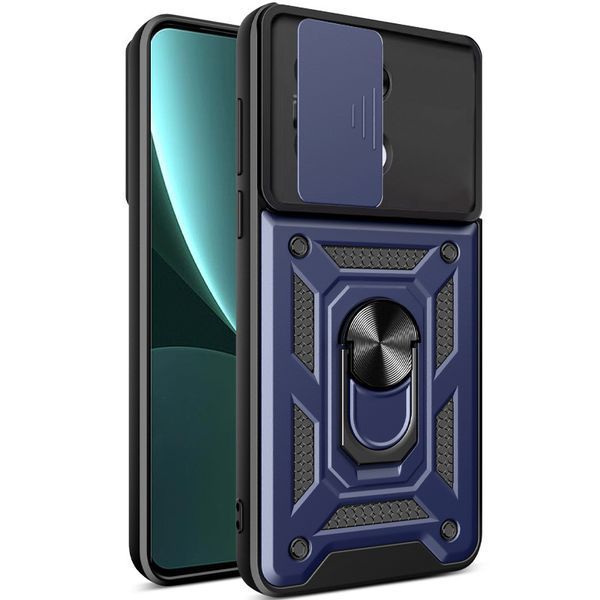 Ударостійкий чохол Camshield Serge Ring для Xiaomi Redmi Note 13 4G Синій 294208 фото